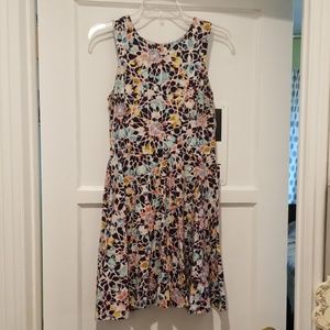 Geometric print Skater dress